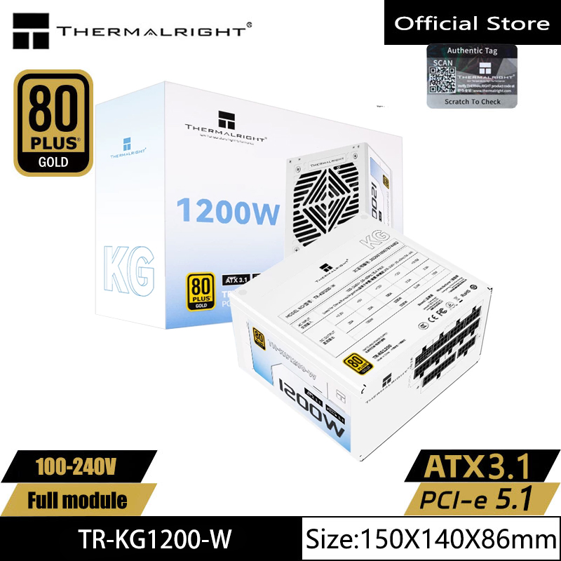 Thermalright TR-KG1200-W/1000- - 1000W White Modular Power Supply のレビューと価格
